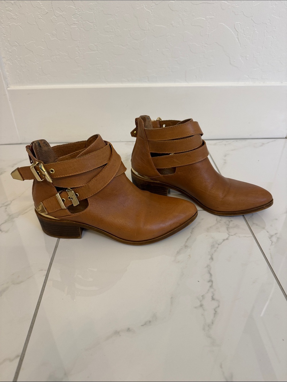 Women’s Seychelles SCOUNDREL Tan Leather Booties